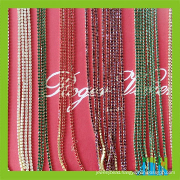 super closed cup chain with high quality strass chatons